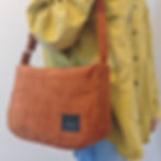 Miniature : Sac Bandoulière en Velours Côtelé - Patron de Couture PDF