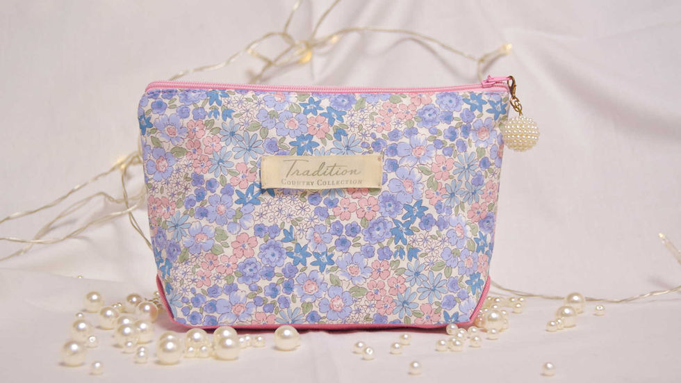 Comment coudre une trousse de toilette avec fermeture éclair - tuto et patron en PDF