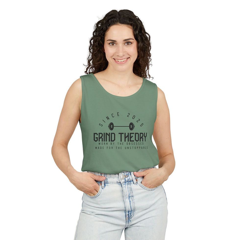 Thumbnail: Grind Theory Unisex Garment-Dyed Tank Top