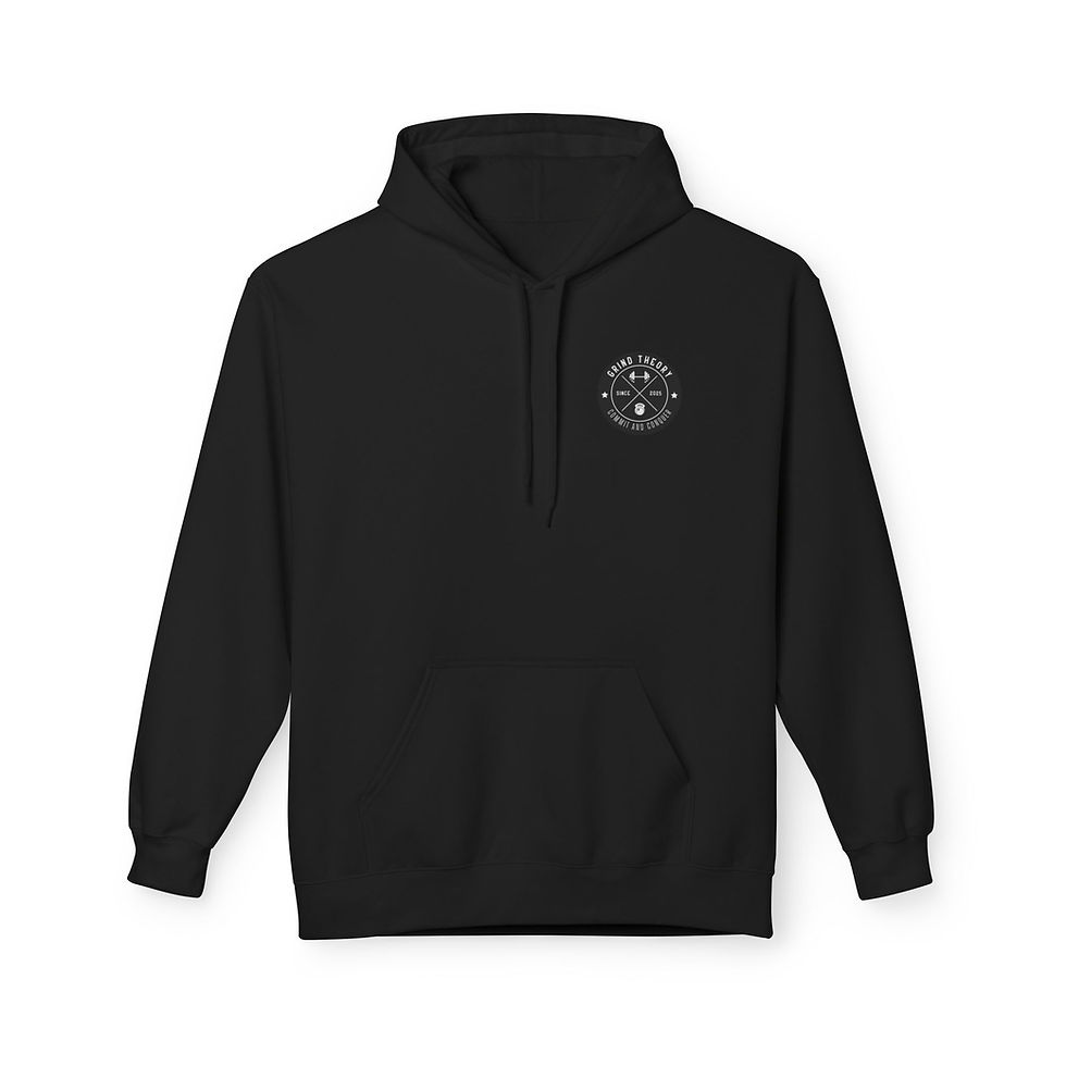 Thumbnail: Discipline Over Motivation Fleece Hoodie