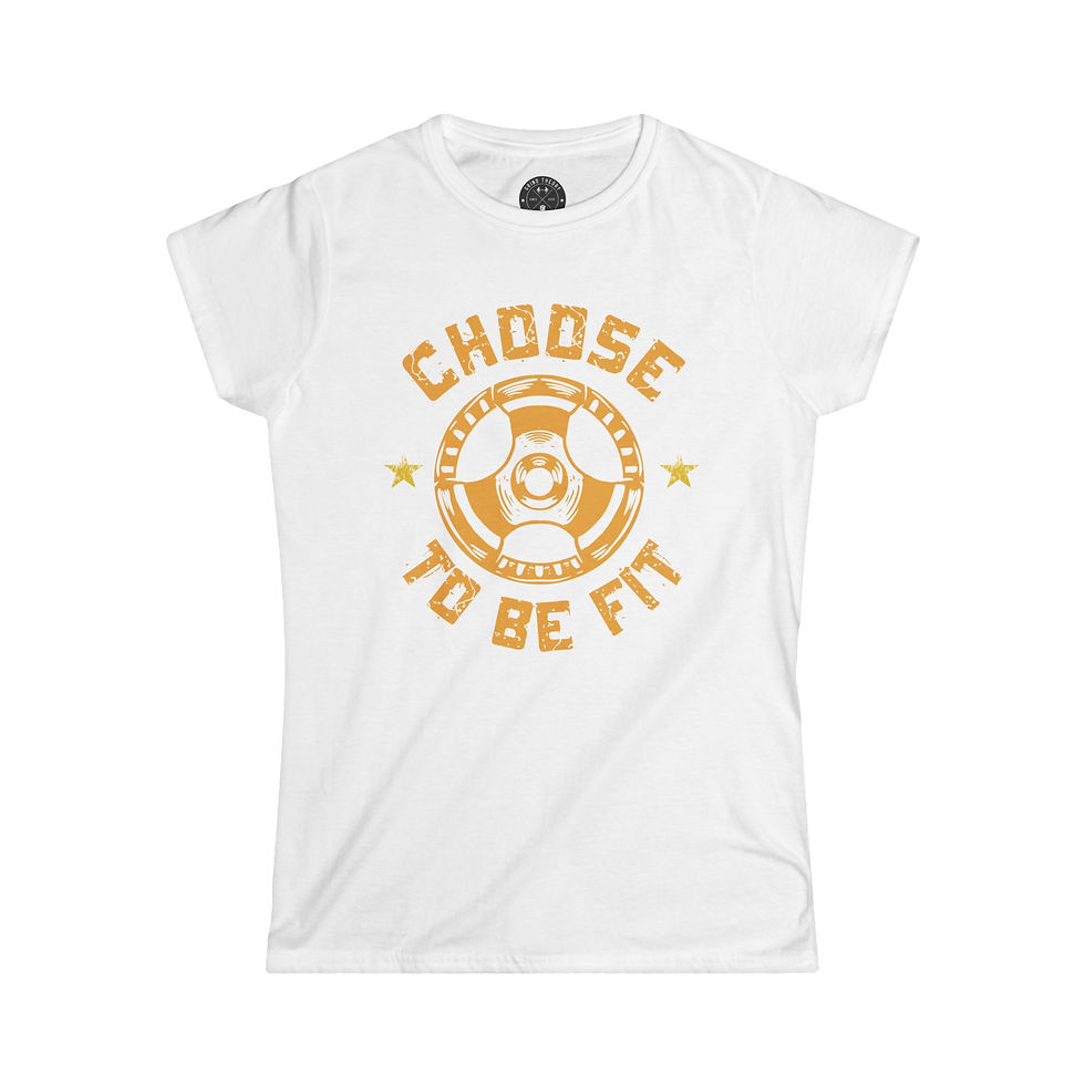 Choose To Be Fit - Women's Softstyle Tee