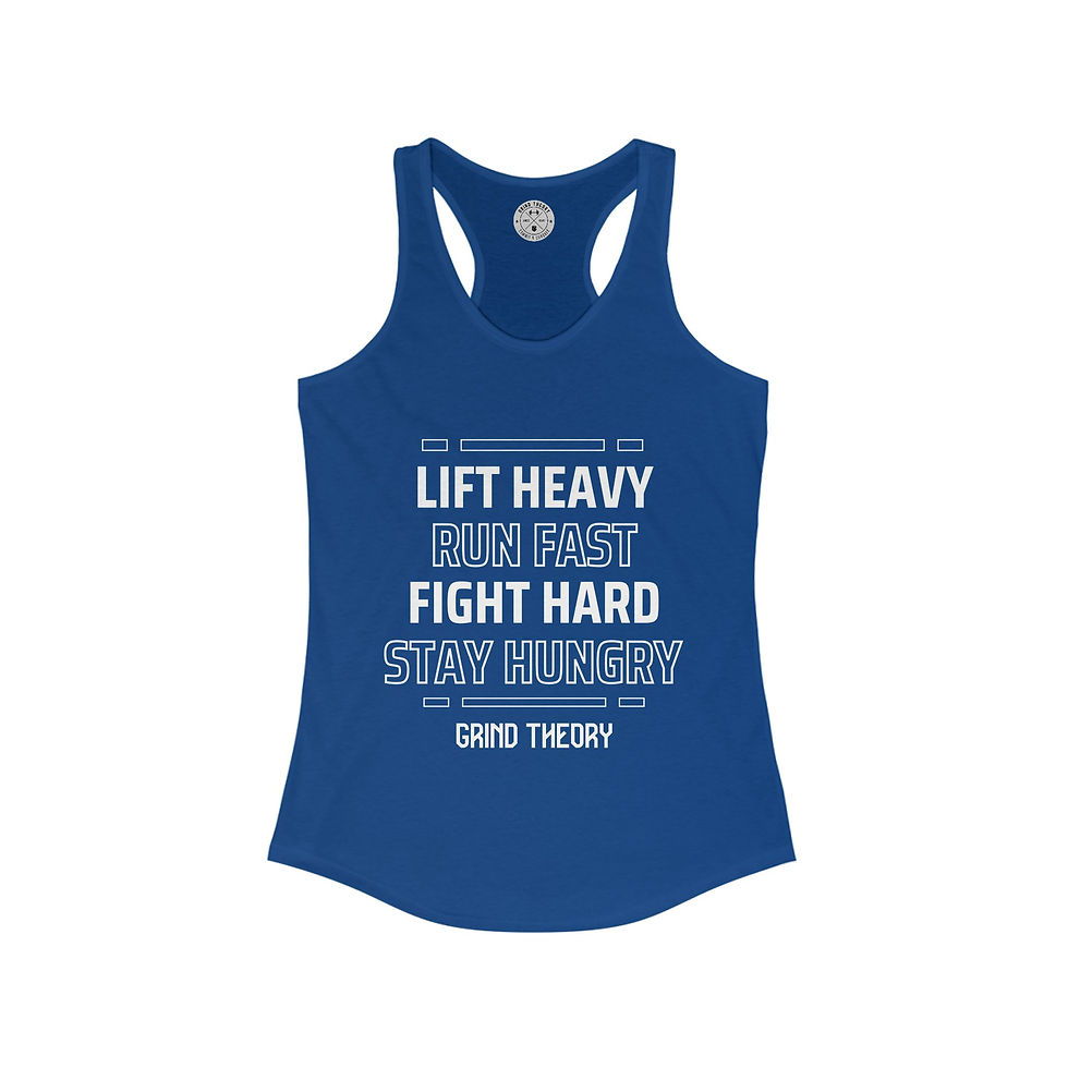 Thumbnail: Lift Heavy - Stay Hungry - Women's Racerback Tank