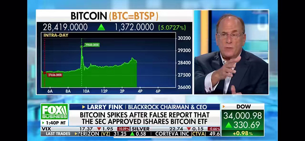 Larry Fink, BlackRock Bitcoin Spot ETF
