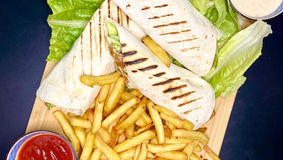 Crispy chicken wrap, Crunchy & Juicy chicken wrap, Homemade crispy tortilla wrap