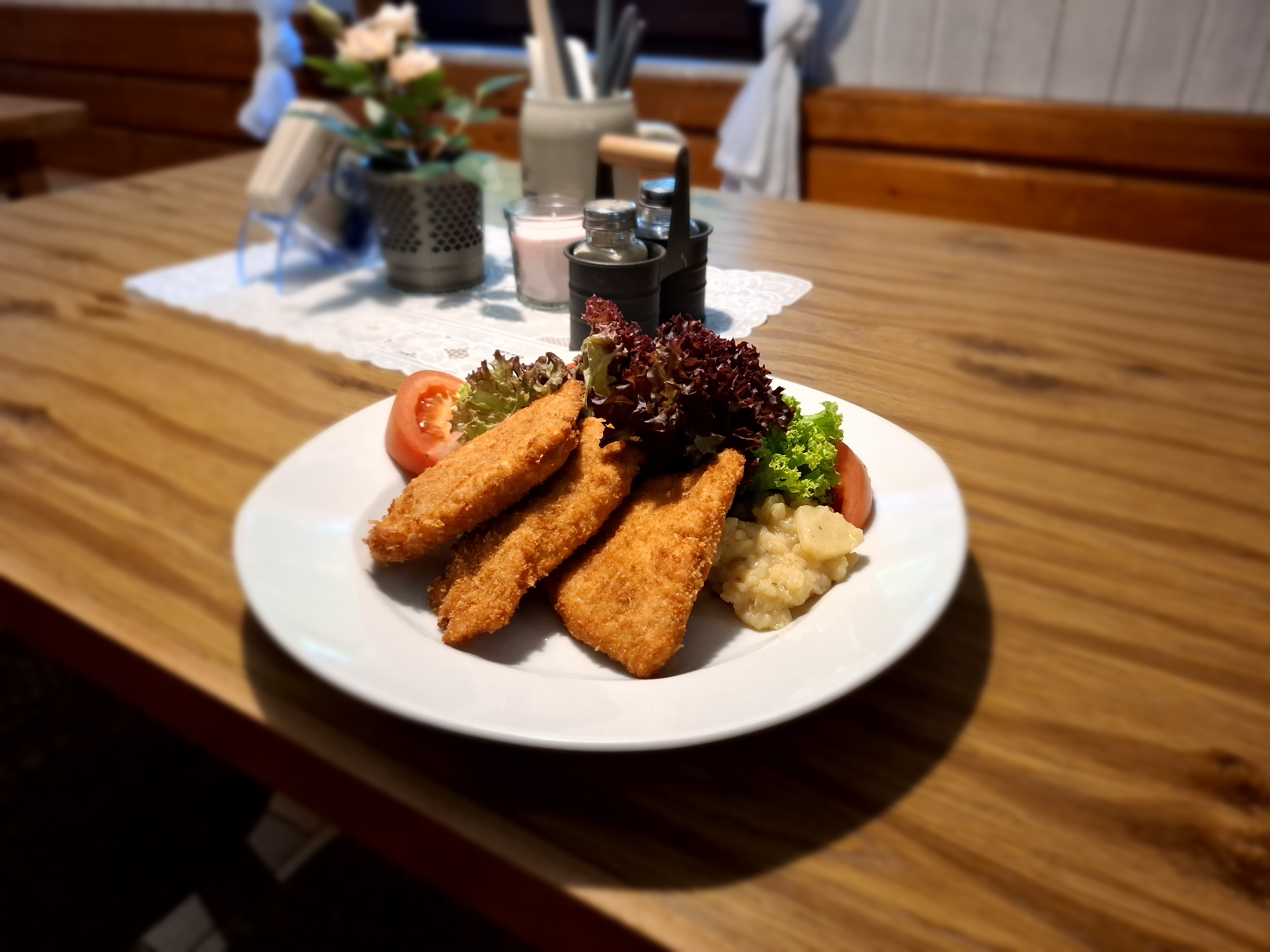 Arranged Food and Objects