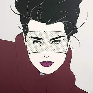 Patrick Nagel pin up illustration art 1980s