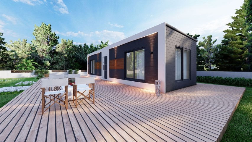 1 amerikai konyhás nappali + 2 hálószoba