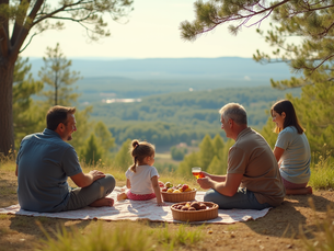 Capturing Memories: Family Photos on the Road