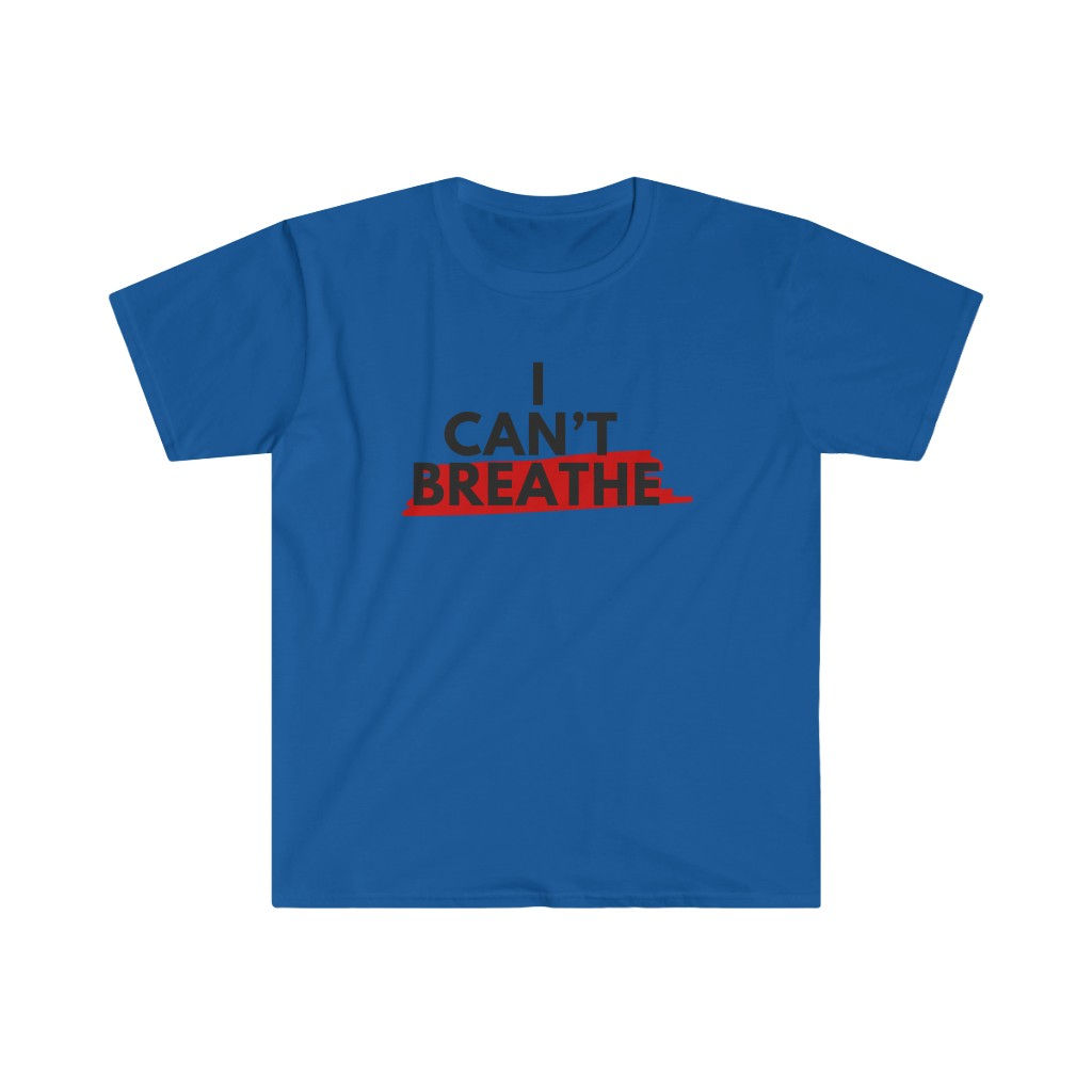 Men's Fitted “I Can’t Breathe” Tee