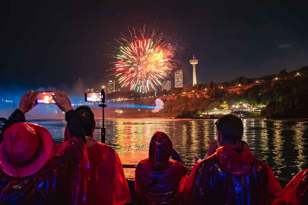 fireworks boat cruise tour niagara falls
