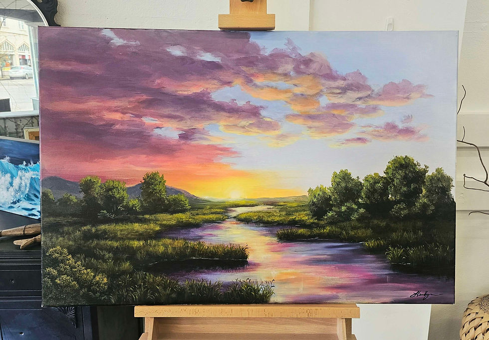 Thumbnail: Rivers Edge Original Canvas