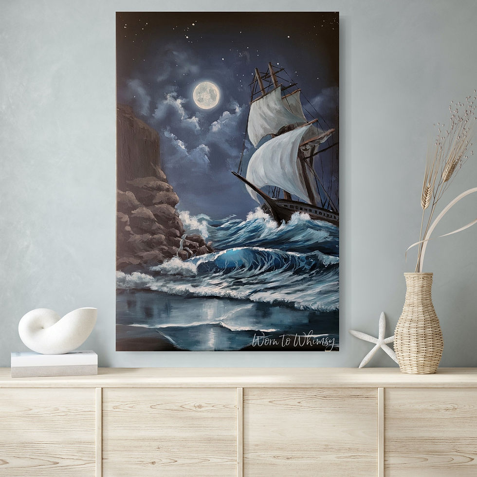 Thumbnail: Original "Cape Disappointment" Painting