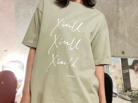 残り6枚!XinUのEP"XinU EP#02のTシャツをオンラインストアで販売します。