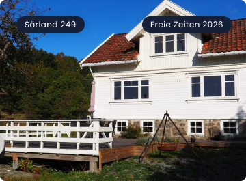 Sehr schön gelegenes Ferienhaus bei Farsund. 