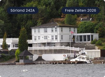 Schöne, moderne Wohnung direkt am Fjord gelegen.