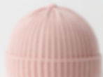 Pembe örgü bebek beresi, kız ve erkek bebek takımları için