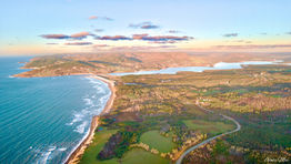 Aerial photo of West Mabou Beach Provincial Park by Gabe Mac