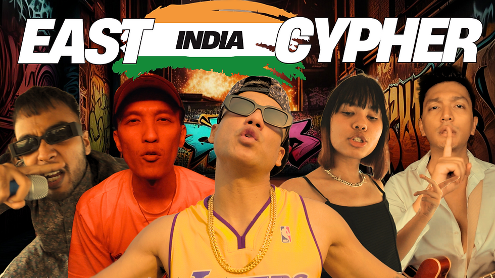 East India Cypher behind the video team