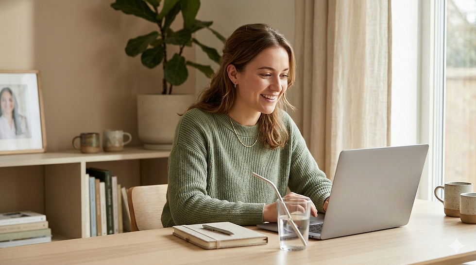 Woman choosing healthy food registered dietitian for food noise