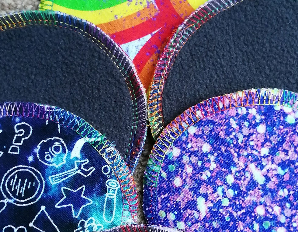 close up of the soft organic bamboo fleece