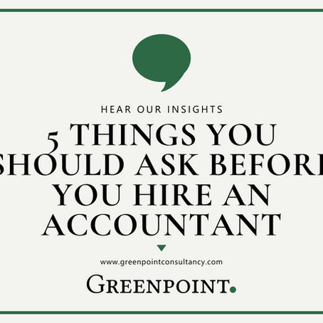5 Things You Should Ask Before You Hire an Accountant  