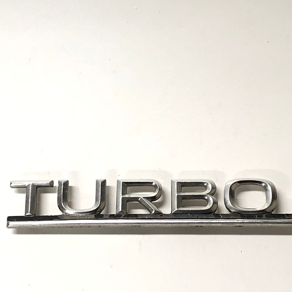 Thumbnail: Mercedes TURBO DIESEL Emblem W123, 126 Logo, Trunk Emblem