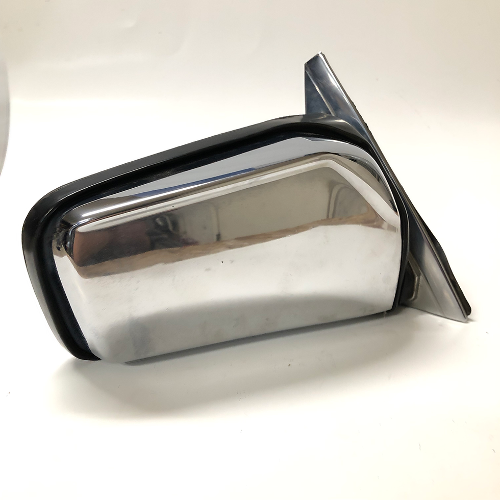 Thumbnail: Mercedes W123 Manual Passenger Side Mirror  rear view 2