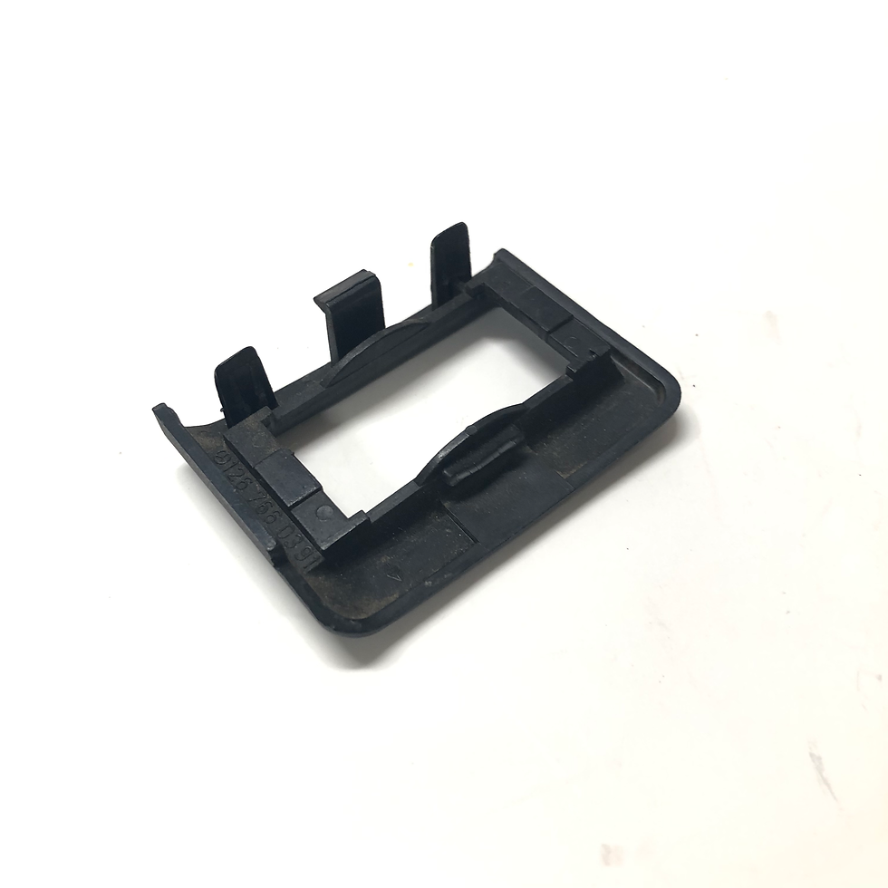 Thumbnail: Mercedes W126  W126L door lever trim rear left. plastic tabs