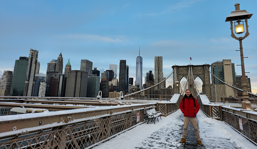 Vista da Ponte do Brooklyn para o Skyline de Manhattan