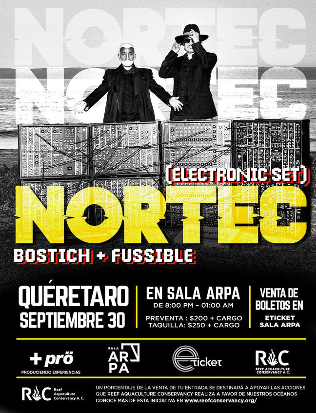 ⏩ NORTEC ELECTRONIC SET 🔴 QUERETARO 🔴 30 SEPTIEMBRE🔴 SALA ARPA 🔴 #bookingloezart