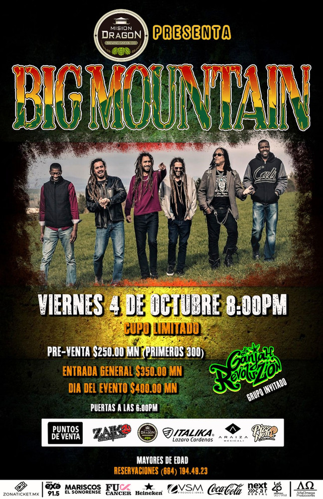 ⏩ BIG MOUNTAIN 🔴 4 DE OCTUBRE 🔴 MISIÓN DRAGÓN 🔴 MEXICALI 💯 #zonaticketmx