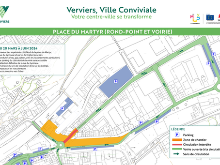 Fermeture de la rue du Gymnase
