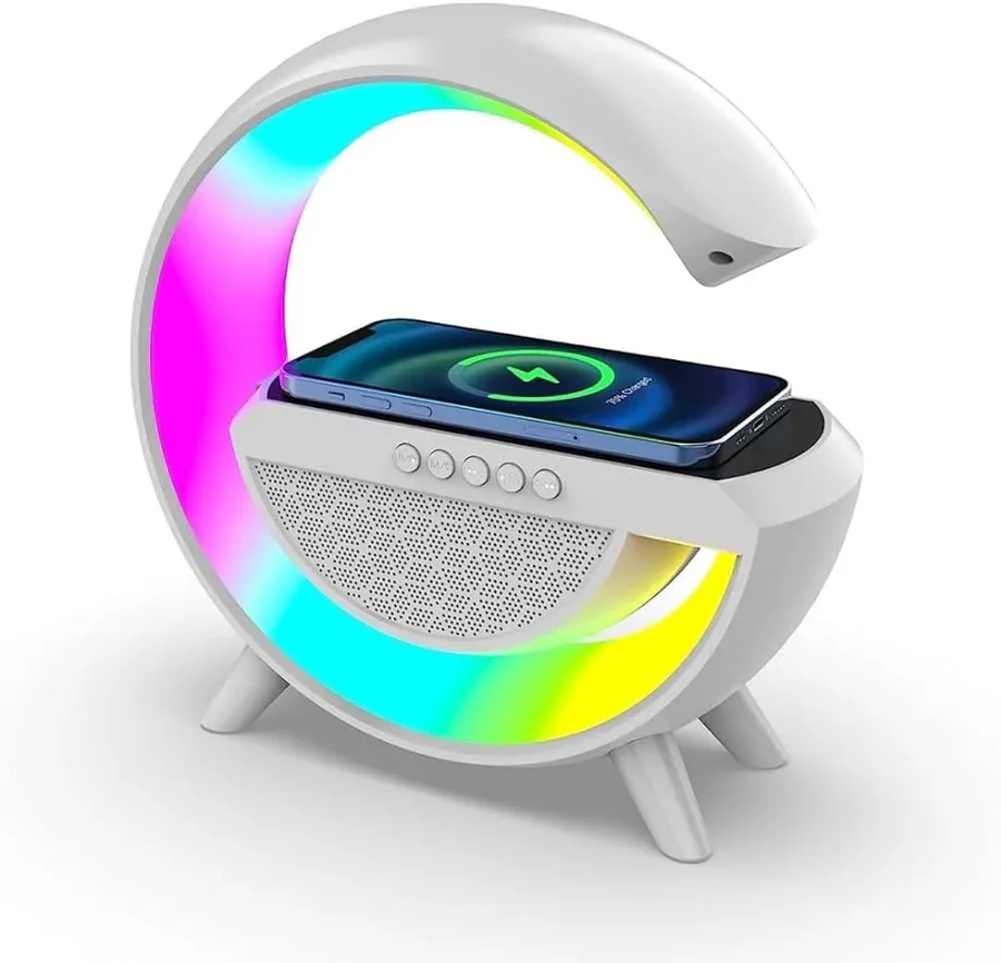 G-Shaped LED Lamp Bluetooth Speaker