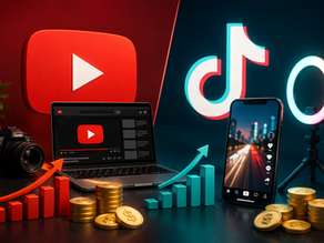 YouTube ou TikTok: Qual é o melhor para ganhar dinheiro em 2026?
