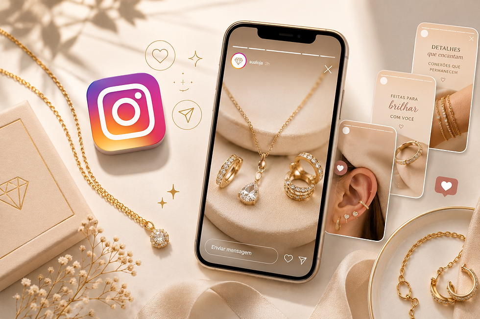 10 stories criativos para vender semijoias no Instagram