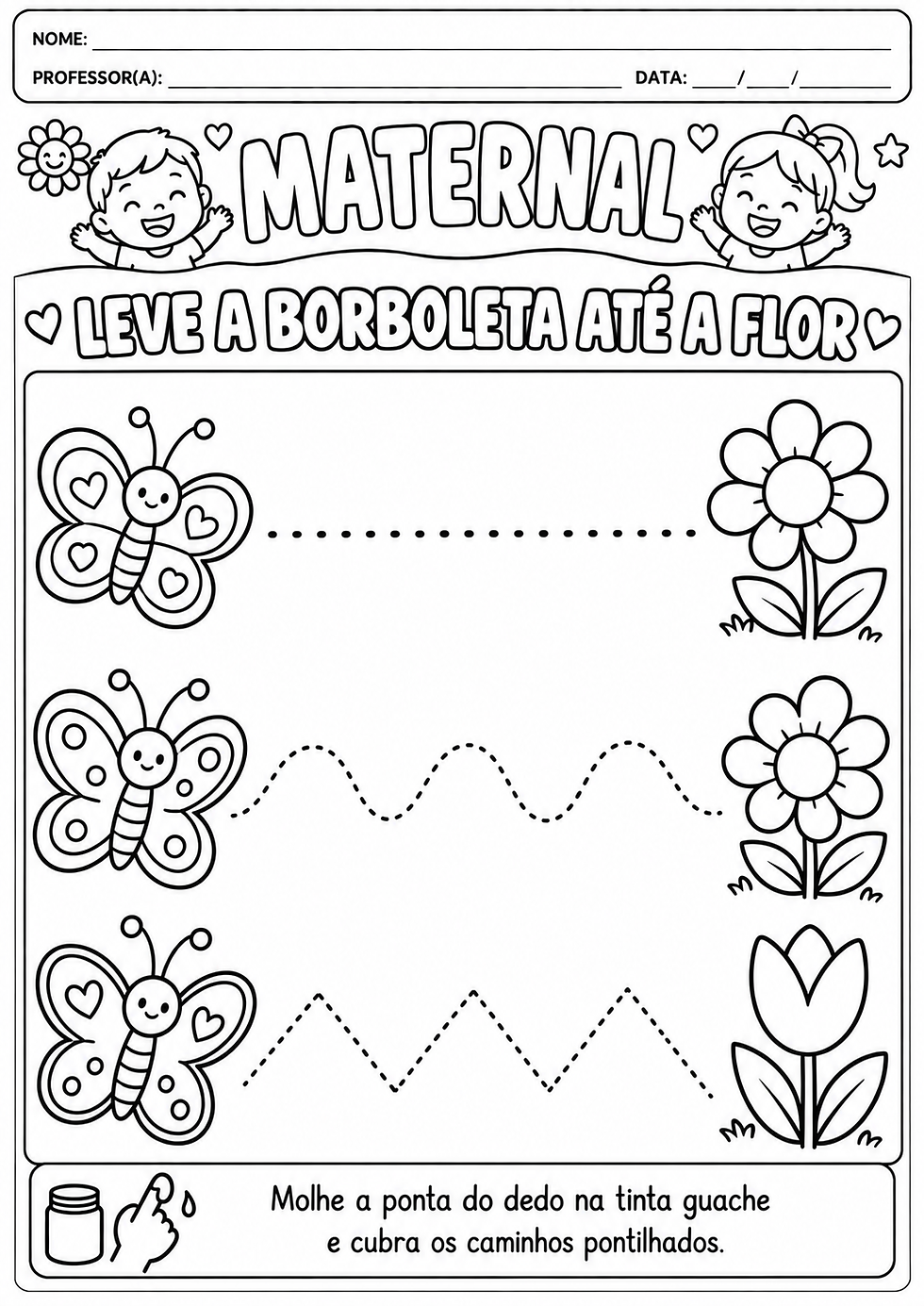 Atividade para Maternal para imprimir