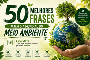 50 melhores frases para o Dia Mundial do Meio Ambiente