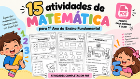 15 atividades de Matemática para 1º Ano | Ensino Fundamental