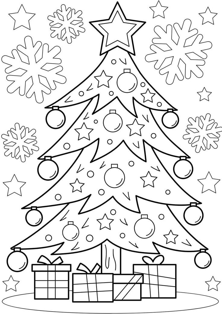 desenho de Natal para colorir