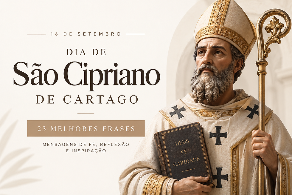 23 melhores frases de São Cipriano de Cartago