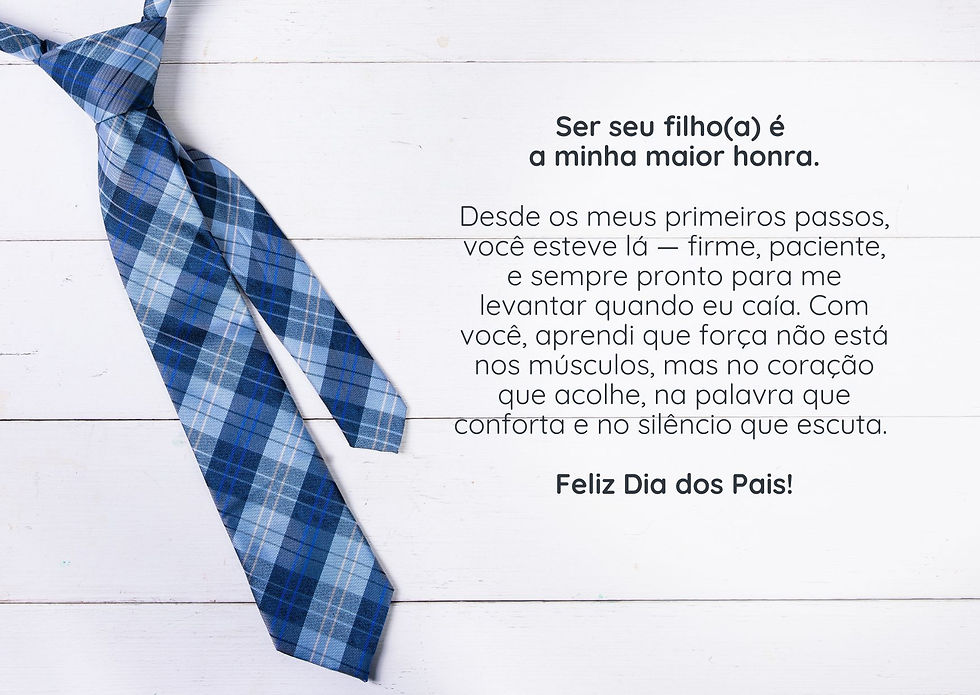 Cartão de Dia dos Pais para emocionar