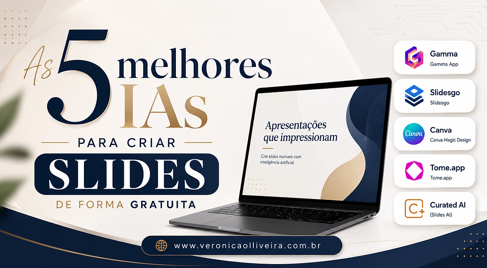 As 5 melhores IAs para criar slides de forma gratuita
