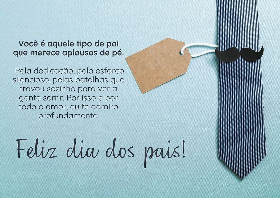 Cartão de Dia dos Pais para emocionar