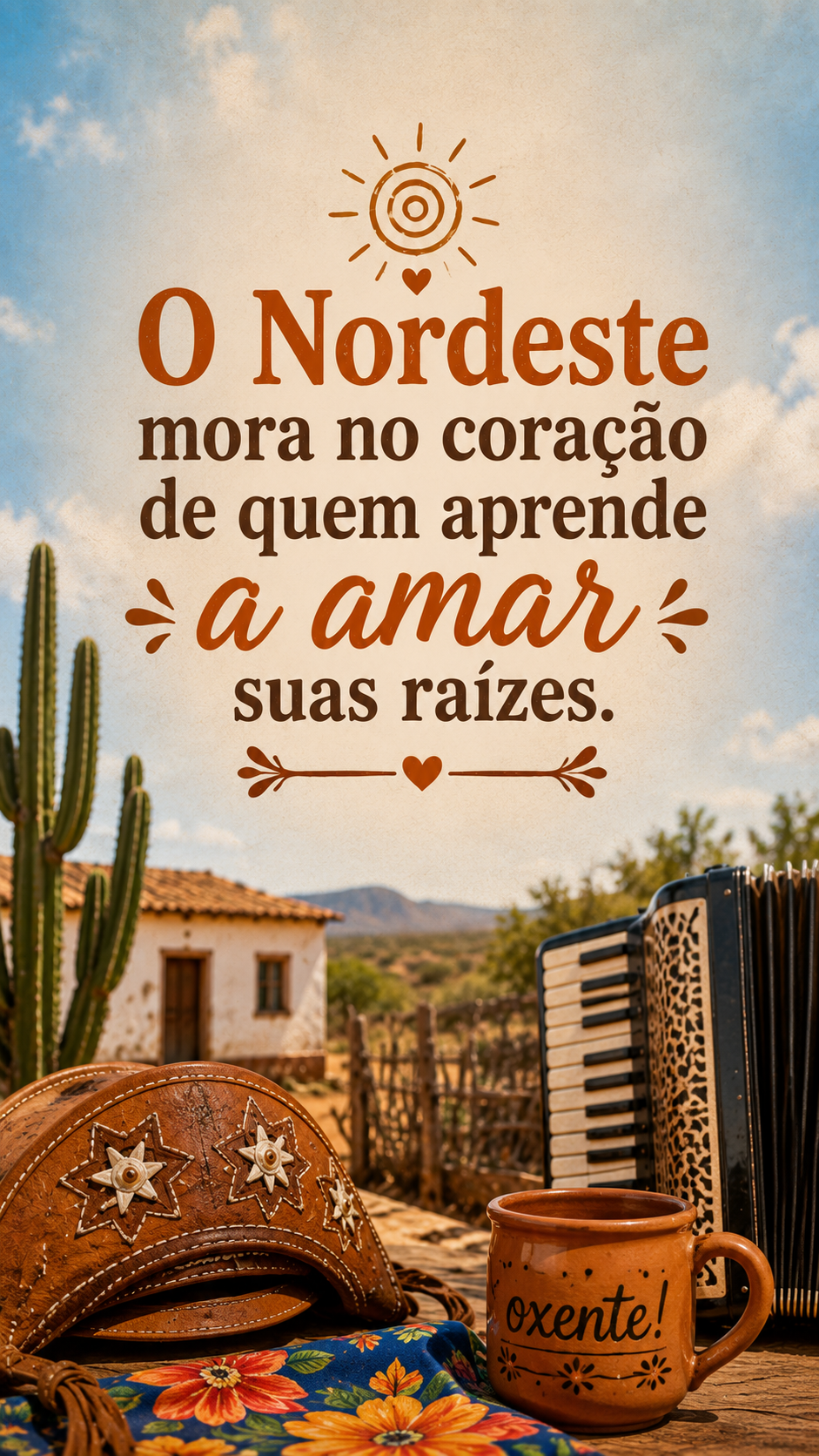 Frase sobre ser nordestino