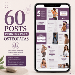 60 Posts Prontos para Osteopata