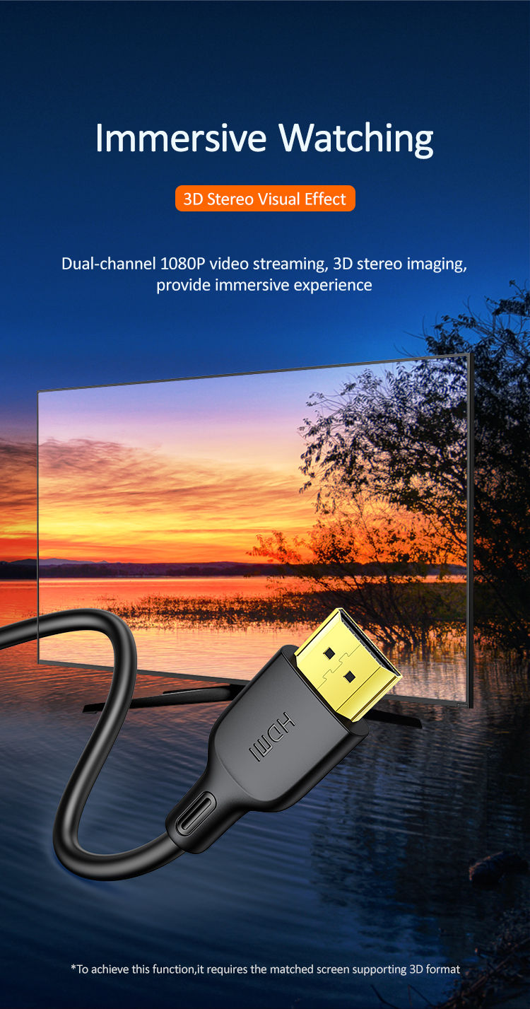 Miniatura: Cable HDMI 4K HD  ( 3 metros ) Usams SJ427