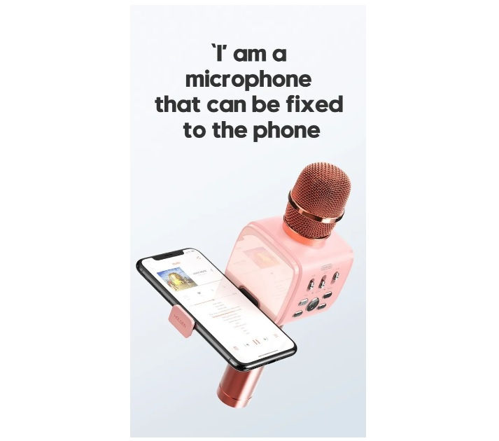 Miniatura: Micrófono para Karaoke Con Soporte Para Celular Joyroom