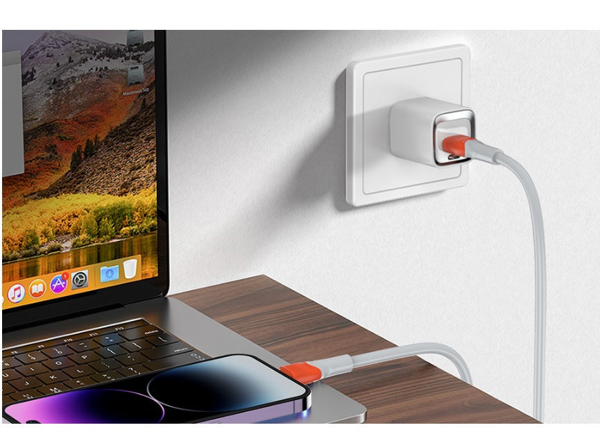 Miniatura: Cable de datos Ldnio 30W USB-A a Lightning 1 metro