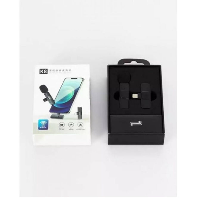 Miniatura: Micrófono Lavalier Solapero K8 Bluetooth Tipo C