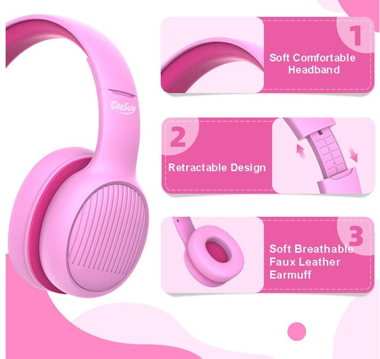 Miniatura: Auriculares infantiles Bluetooth Gorsun E66